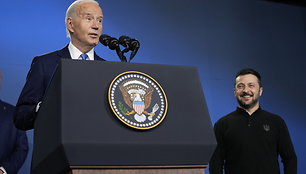 Joe Bidenas ir Volodymyras Zelenskis