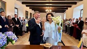 Valentino Tamulio ir Skaidrės Olberkaitės vestuvės