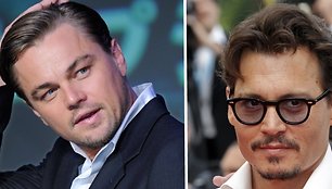 Leonardo DiCaprio ir Johny Deppas