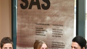 I&scaron; kairės: Eglė Eigirdaitė, Toma Va&scaron;kevičiūtė ir Rimantė Valiukaitė