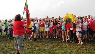 Lietuviai festivalyje &bdquo;Heineken Open&lsquo;er&ldquo; giedojo Lietuvos himną