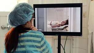 Agnė Marcinkevičiūtė filmo &bdquo;Vardas tamsoje&ldquo; filmavimo aik&scaron;telėje