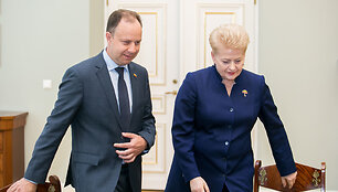 Aurelijus Veryga ir Dalia Grybauskaitė