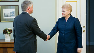 Kęstutis Navickas ir Dalia Grybauskaitė
