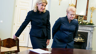 Liana Ruokytė-Jonsson ir Dalia Grybauskaitė