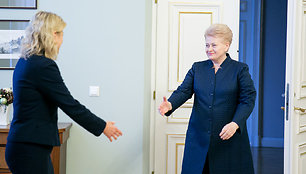 Liana Ruokytė-Jonsson ir Dalia Grybauskaitė