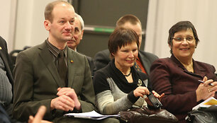 TS-LKD partijos tarybos posėdžio akimirka