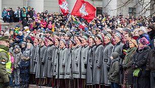 Trijų Baltijos valstybių vėliavų pakėlimo ceremonija
