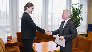 Viktoras Pranckietis ir Viktorija Čmilyte-Nielsen