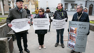 Asociacijos „Aplinkos ir paveldo saugojimo sąjūdis“ piketas