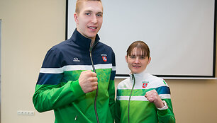 Inga Mik&scaron;taitė ir Edgardas Sečinskis