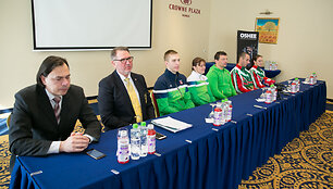 Karate kioku&scaron;in Europos čempionato spaudos konferencija