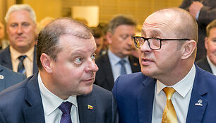 Saulius Skvernelis ir Ričardas Malinauskas