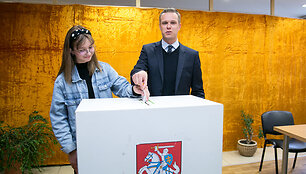 Gabrielius Landsbergis su &scaron;eima