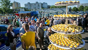&bdquo;Lidl&ldquo; parduotuvės atidarymo akimirka