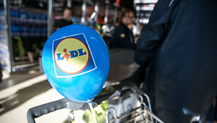 &bdquo;Lidl&ldquo; parduotuvės atidarymo akimirka