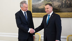 Gitano Nausėdos susitikimas su Andrzejumi Duda