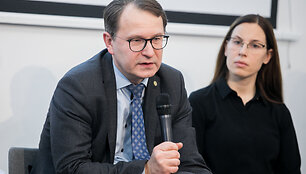 Dainius Žalimas ir Agneta Skardžiuvienė