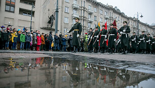 Valstybės vėliavos pakėlimo ceremonija 