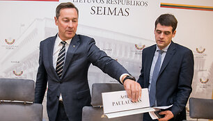 Artūras Zuokas ir Remigijus Žemaitaitis