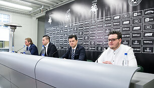 Spaudos konferencijos akimirka