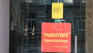 Laikinai sustojęs verslas Vilniuje