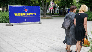 Naujasis vakcinacijos punktas Lukiškių aikštėje