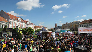 Vilniaus Senamiesčio gatvėse &ndash; minia bėgikų