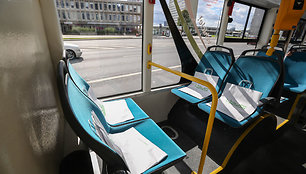 Elektrinis autobusas Vilniaus gatvėse