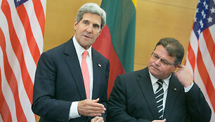 Johnas Kerry ir Linas Linkevičius