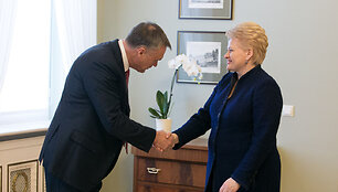 Dalia Grybauskaitė ir Robertas Dargis