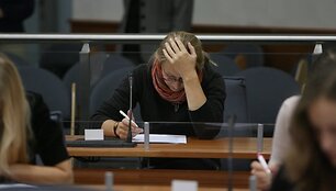 Vilniečiai laiko Konstitucijos egzaminą.