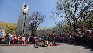 V.Kudirkos aik&scaron;tėje vyko velykinė &scaron;ventė