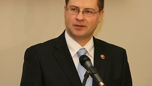 Latvijos premjeras Valdis Dombrovskis