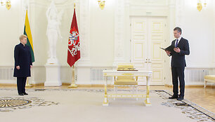 Dalia Grybauskaitė ir Darius Jauni&scaron;kis