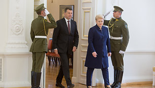 Raimondas Vejonis ir Dalia Grybauskaitė