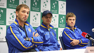 I&scaron; kairės: Michail Filima, Denis Molčanov, Ilja Marčenko