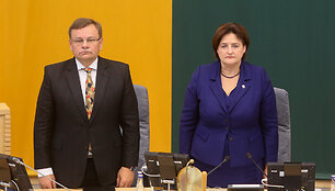 Vydas Gedvilas ir Loreta Graužinienė