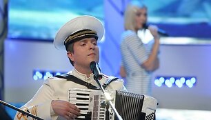 Laidos filmavimo akimirka