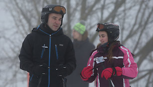 Liepkalnio slidinėjimo trasoje