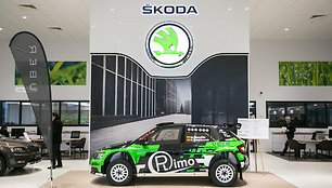 „Škoda Fabia R5“ ralio automobilio pristatymas