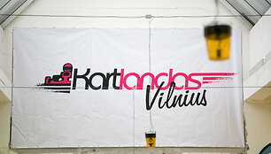 Kartodromo atidarymo akimirka