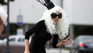 Lady Gagos nustebino Vilniaus gyventojus ir svečius