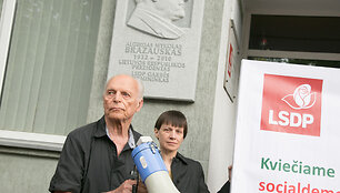 Aloyzas Sakalas ir Daiva Sakalė