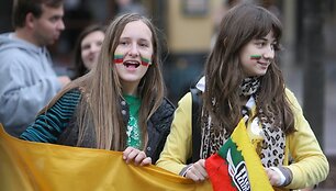 Lietuvos krep&scaron;inio sirgaliai Rotu&scaron;ės aik&scaron;teje