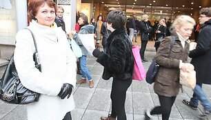 Protesto akcijos akimirka