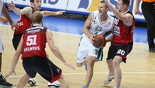 Drama iki paskutinės sekundės pirmose rungtynėse: Vilniaus „Lietuvos rytas“ – Sienos „Montepaschi“ 75:79