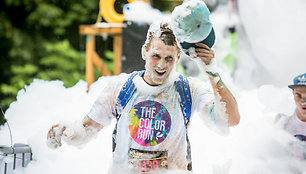 „The Color Run“ bėgimas Vingio parke