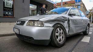 Avarija T.&Scaron;evčenkos ir &Scaron;vitrigailos gatvių sankryžoje