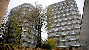 Vilniaus Kalvarijų gatvėje statomi daugiabučiai namai